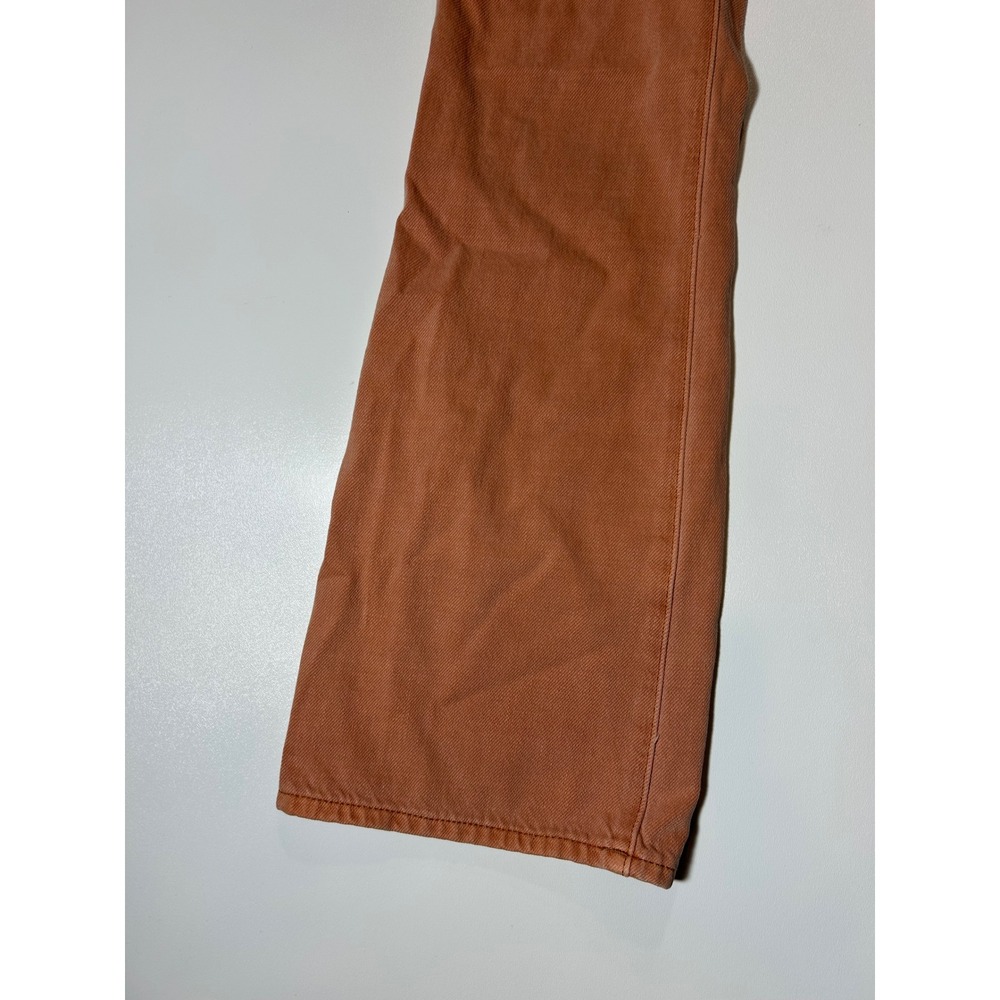 Wrangler Westward Jeans Womens 27 Orange Excellent High Rise Flare Earth Wash - Picture 6 of 6